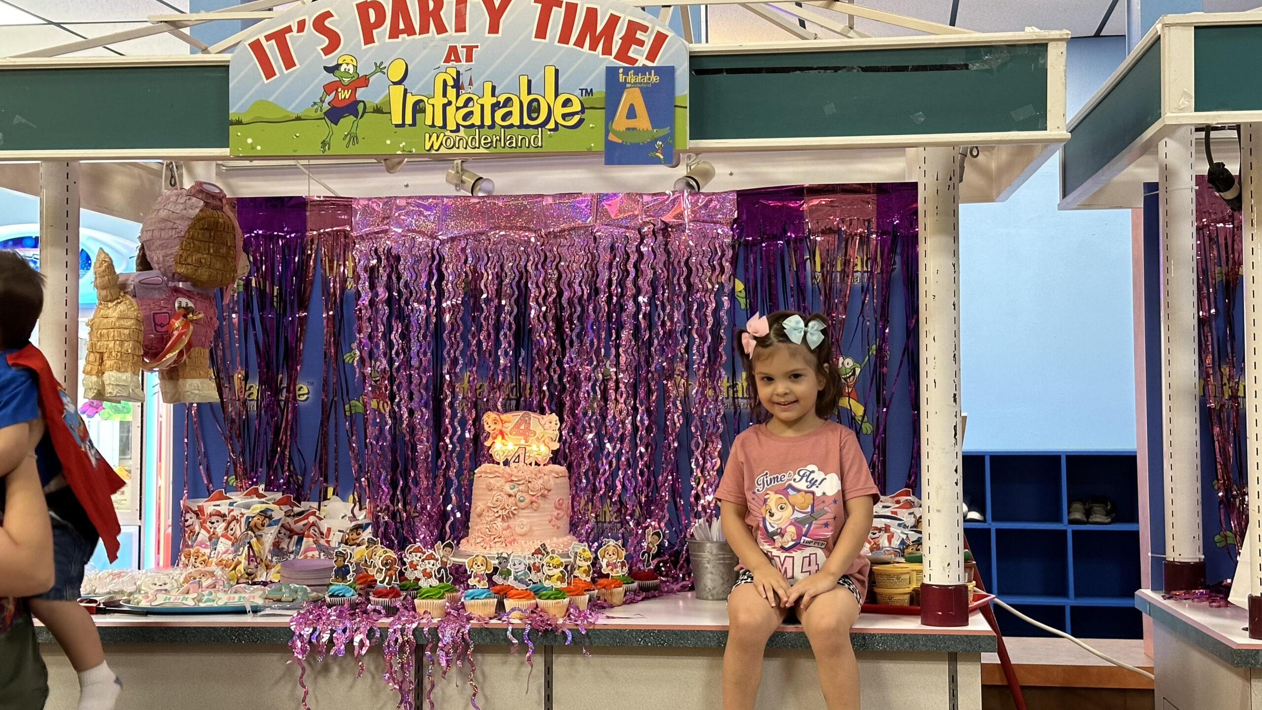 kids at a birthday party