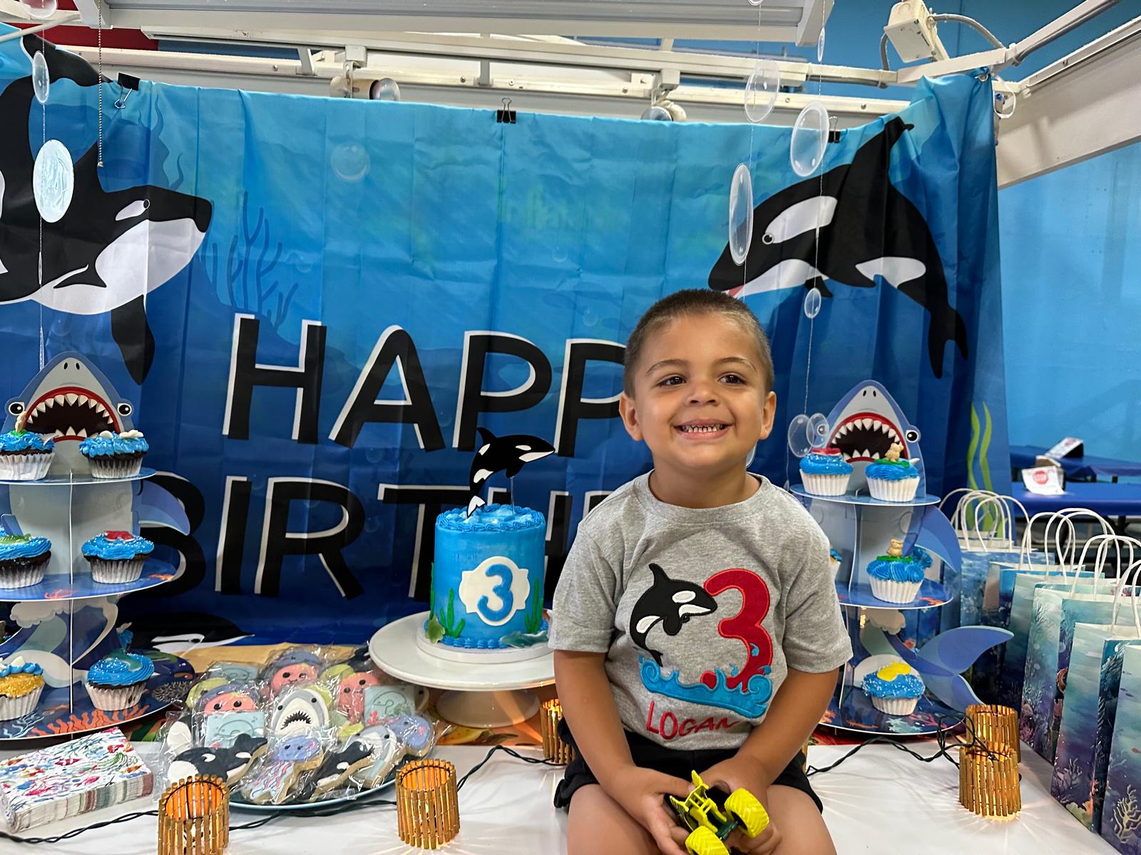 kids at a birthday party