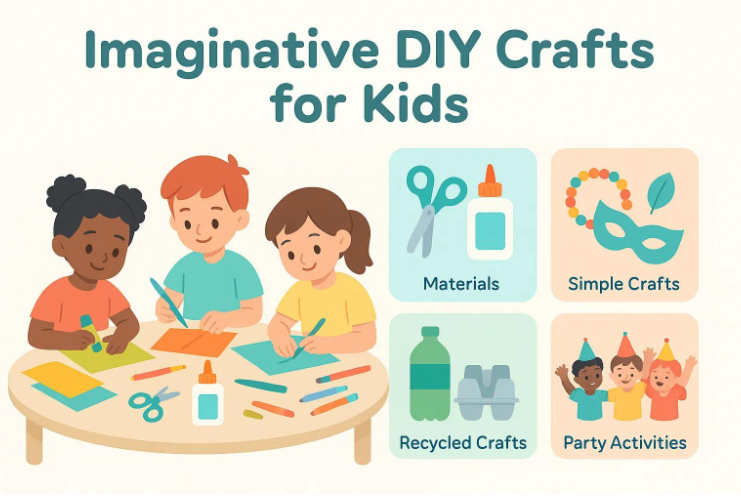 Four children in an inflatable castle. 