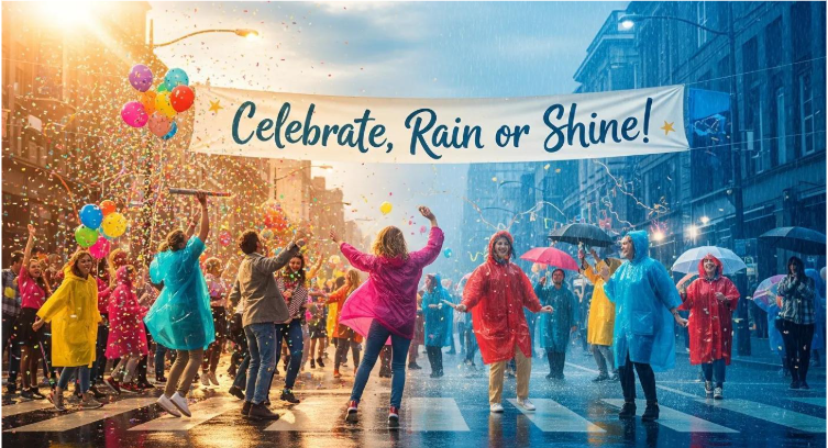 Four children in an inflatable castle. 