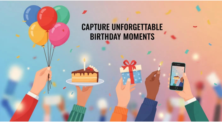 Four children in an inflatable castle. 